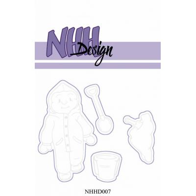NHH Design - Outline-Stanzschablonen - Little Boy Exploring
